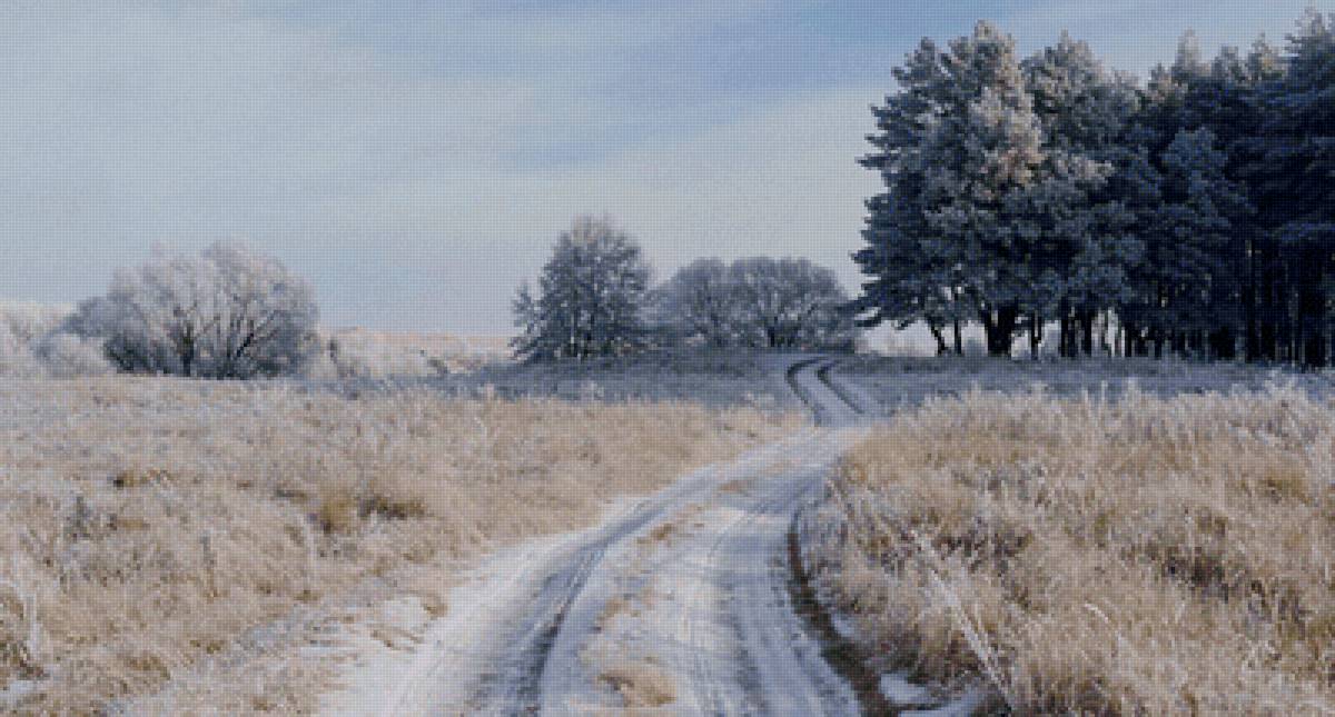 ЗАМОРОЗКИ 2 - зима, дорога, пейзаж - предпросмотр