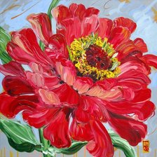 Схема вышивки «Zinia.»