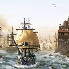 Оригинал схемы вышивки «паруса» (№2257434)