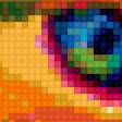 Предпросмотр схемы вышивки «Радужный котенок» (№2257449)