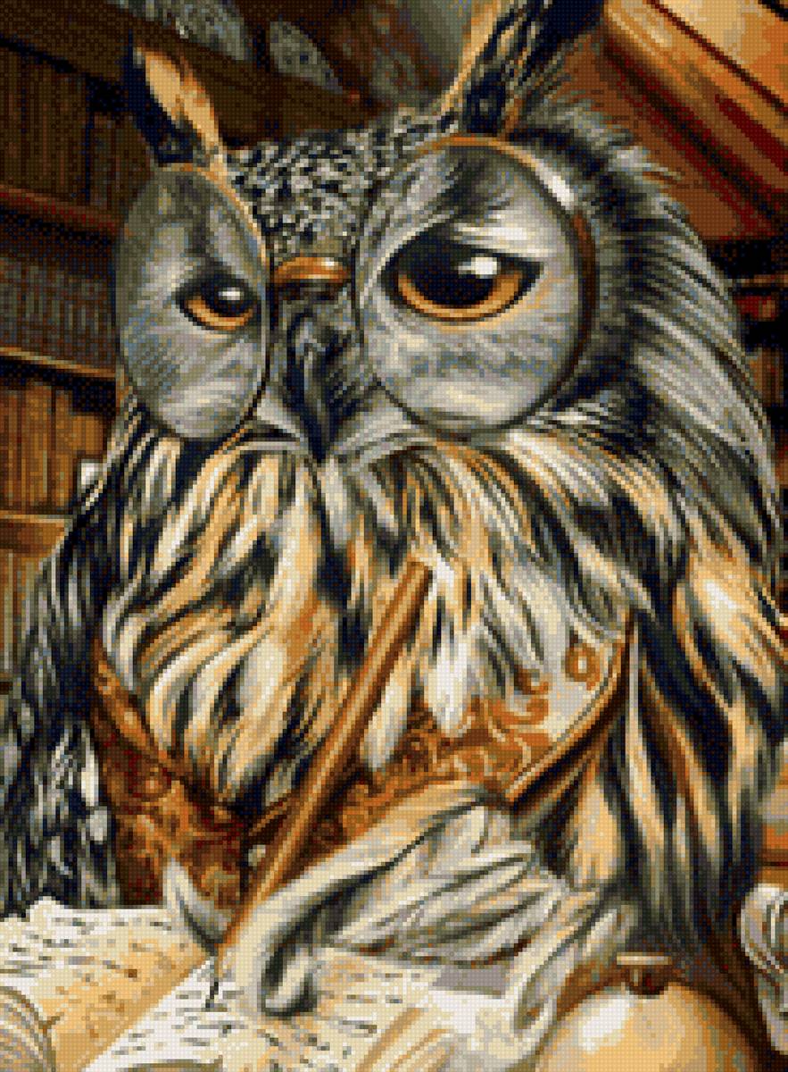 Учёный филин - предпросмотр