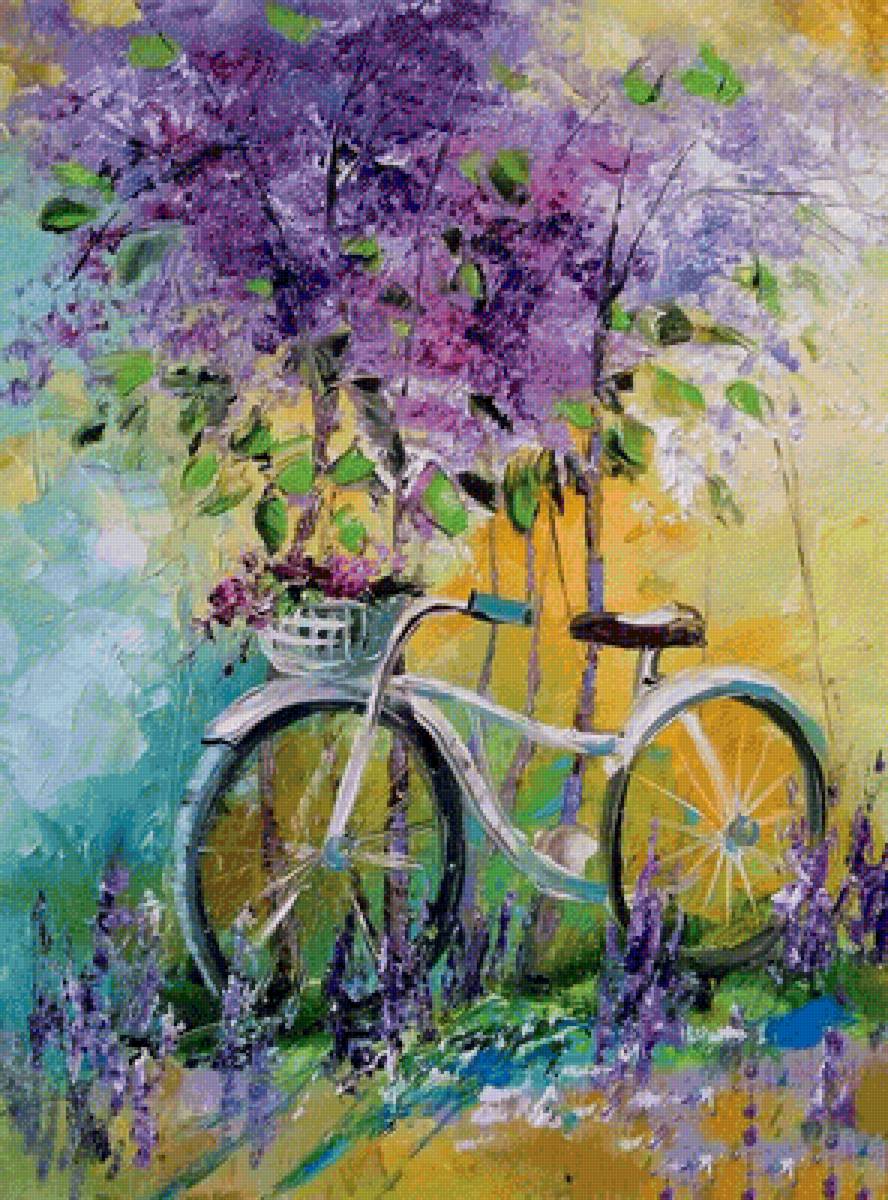 Сирень. Ольга Дарчук - русские художники - предпросмотр