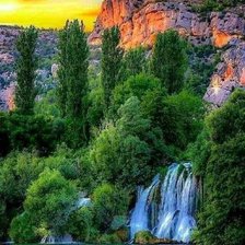 Схема вышивки «Горы»