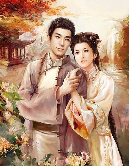 Пара - иллюстрация, сказка, фэнтези - оригинал