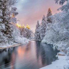 Схема вышивки «Зима»