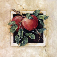 Оригинал схемы вышивки «cuadro con manzanas» (№2260663)
