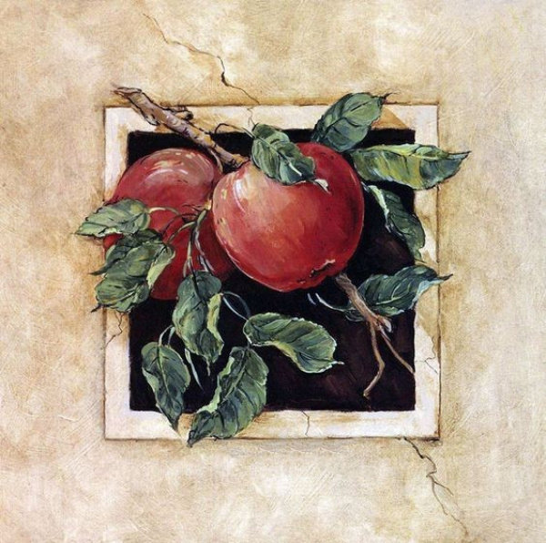cuadro con manzanas - frutas - оригинал