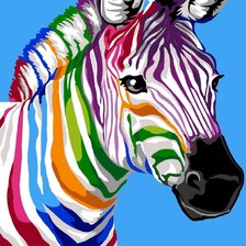 Схема вышивки «ЗЕБРА»
