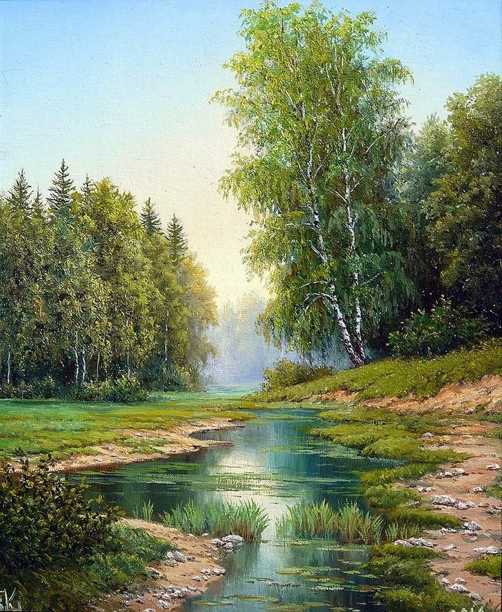 Пейзаж. Владимир Княгницкий - русские художники - оригинал