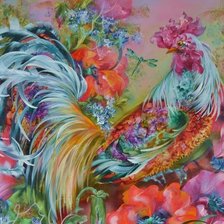 Схема вышивки «Galo.»