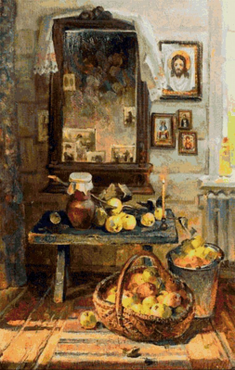 Яблочный спас 2 - #яблоки#русскиехудожники - предпросмотр