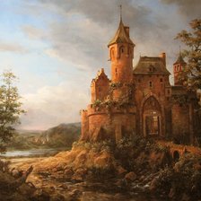 Схема вышивки «ЗАМОК»