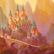 Схема вышивки «Замок»