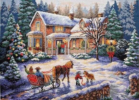 новый год - зима, праздник, природа, новый год - оригинал