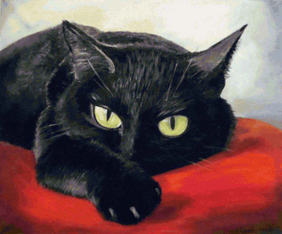 Тиль - кот, коты, кот на подушке - предпросмотр