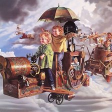 Схема вышивки «полет .боб байерли»