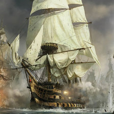 Схема вышивки «Бой»