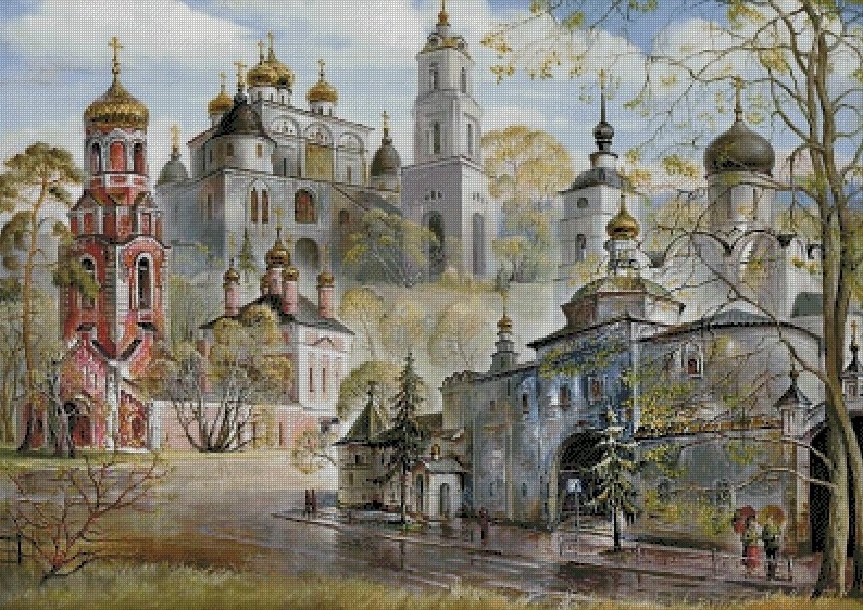 храм - храм, религия, купола, пнк, люди - оригинал