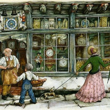 Схема вышивки «Anton pieck»