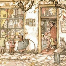 Схема вышивки «Anton pieck»