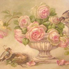 Схема вышивки «Розы»