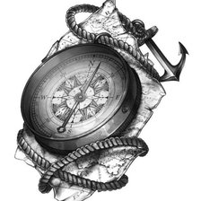 Схема вышивки «Brújula 2»