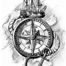 Схема вышивки «Brujula3»