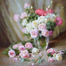 Схема вышивки «Розы»