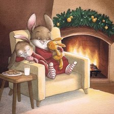 Схема вышивки «Зайки»