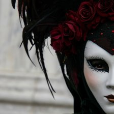 Схема вышивки «Венецианская маска_1»