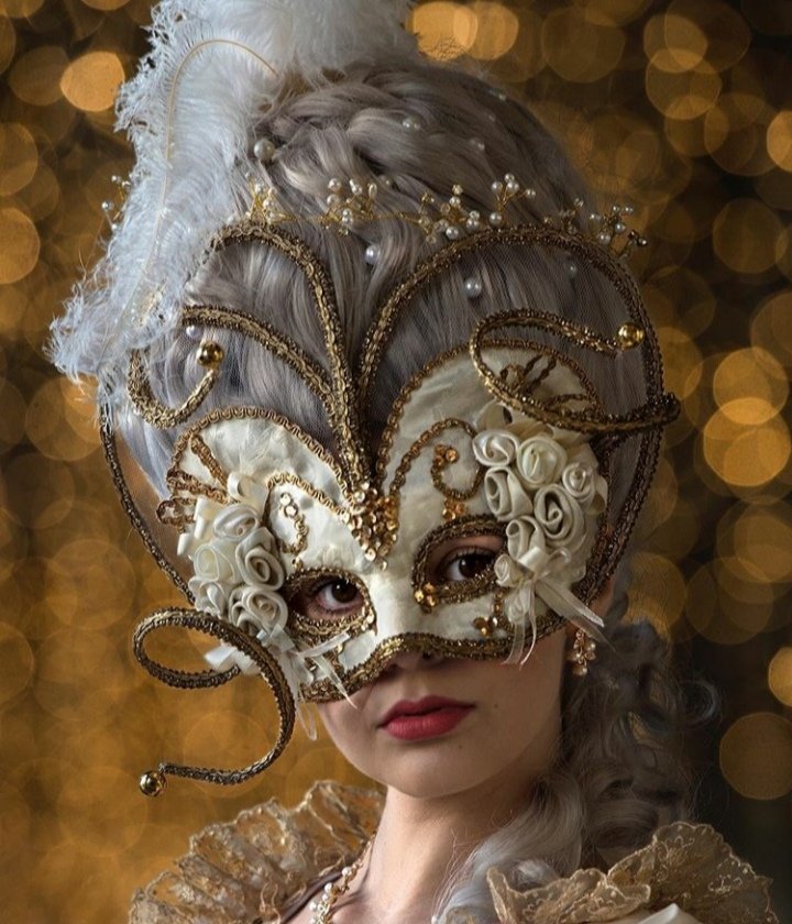 Незнакомка - венецианский карнавал, девушка, маска, карнавал, венеция - оригинал