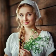 Схема вышивки «Красавица»