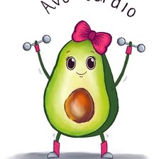 Схема вышивки «Авокадо»