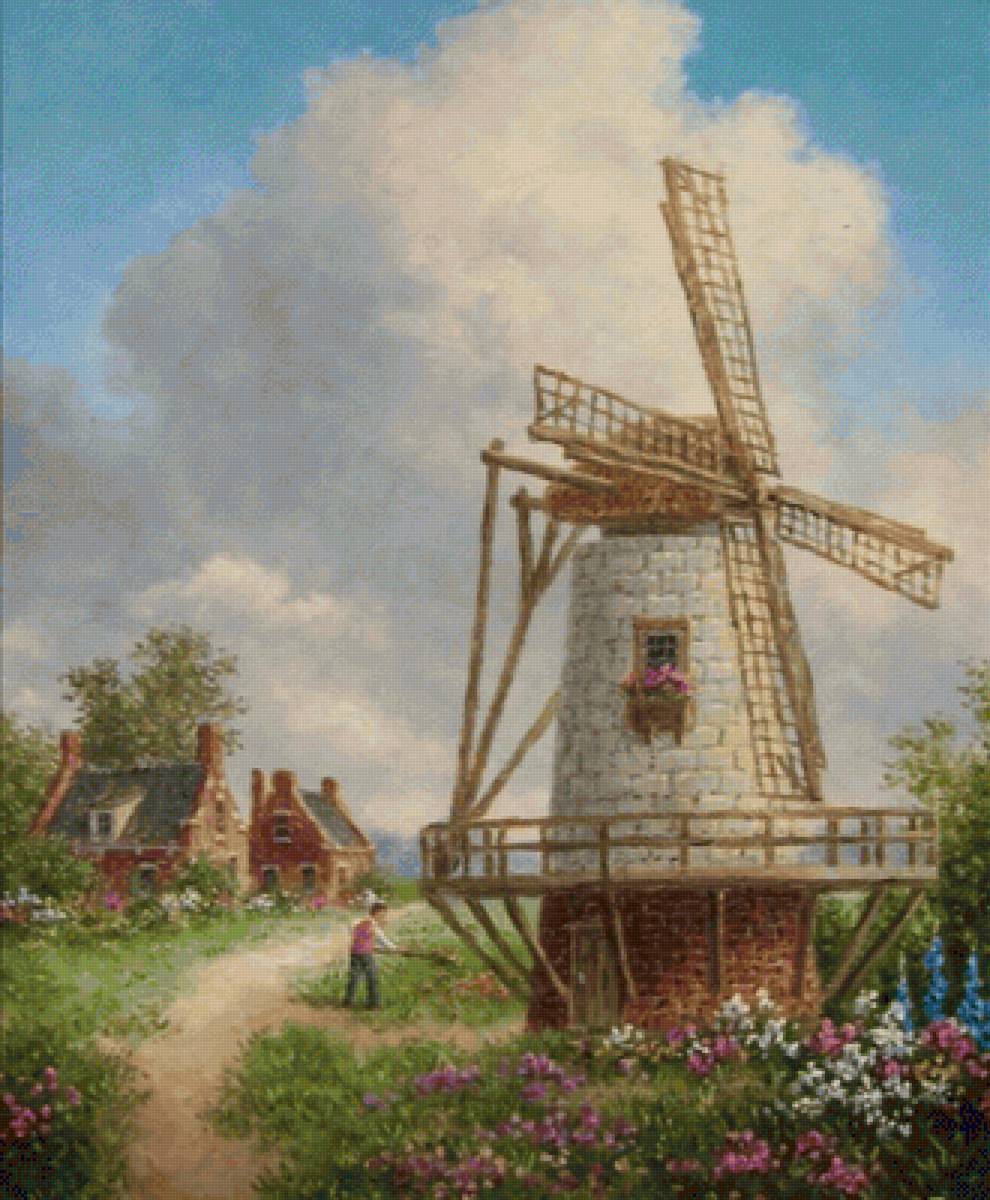 molino - paisaje - предпросмотр