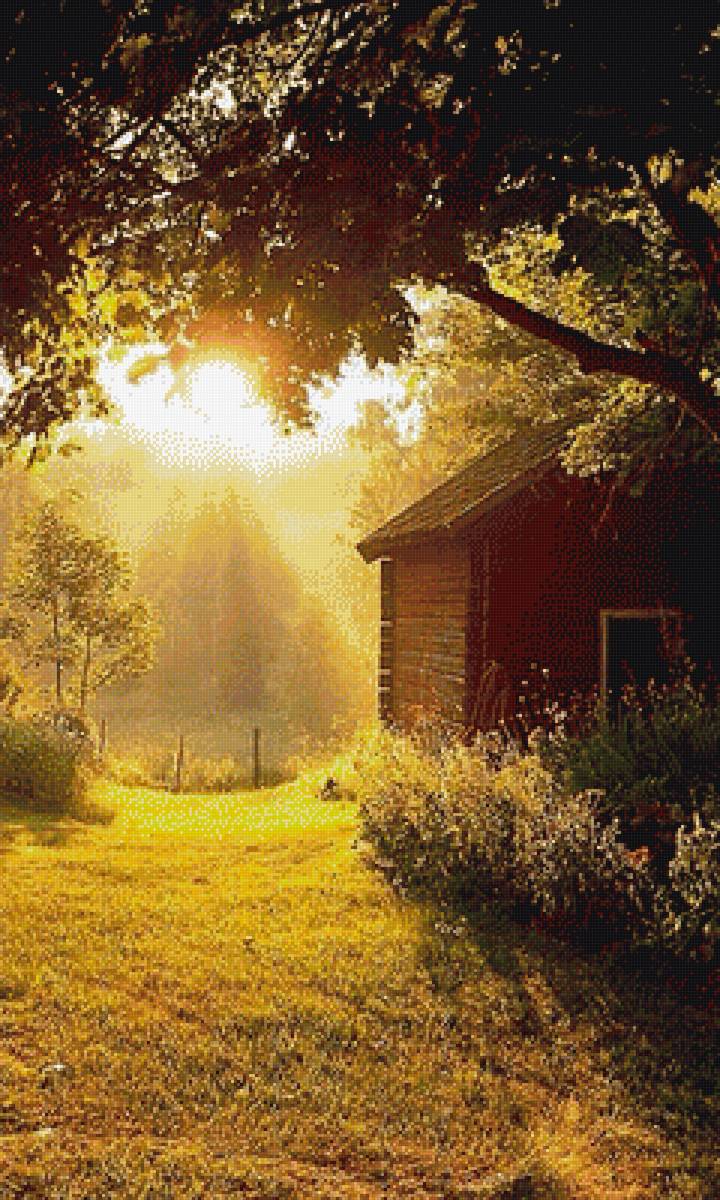 Лето - домик, лето, лес - предпросмотр