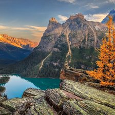 Схема вышивки «Горы»