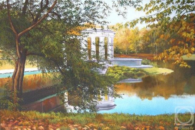 Ротонда - ротонда, осень, парк - оригинал