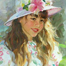 Схема вышивки «dziewczynka»