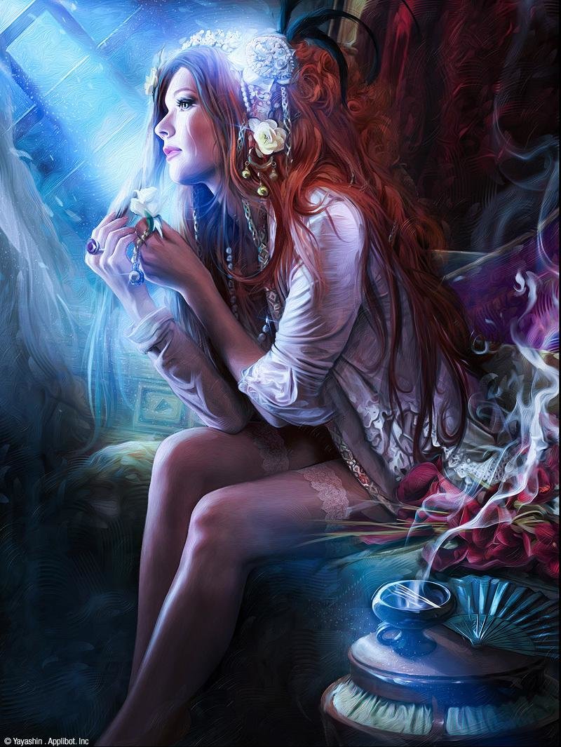 Дама - дети, люди - оригинал