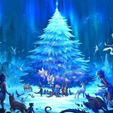 Схема вышивки «Новый год»