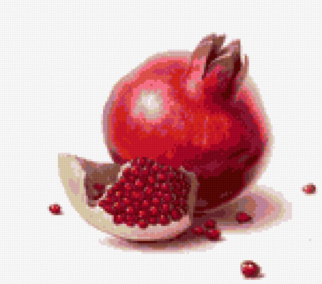 Гранат с зернышками 150 - долька, гранат, зернышки - предпросмотр