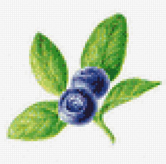 Черника 80 - веточка, черника, ягоды - предпросмотр