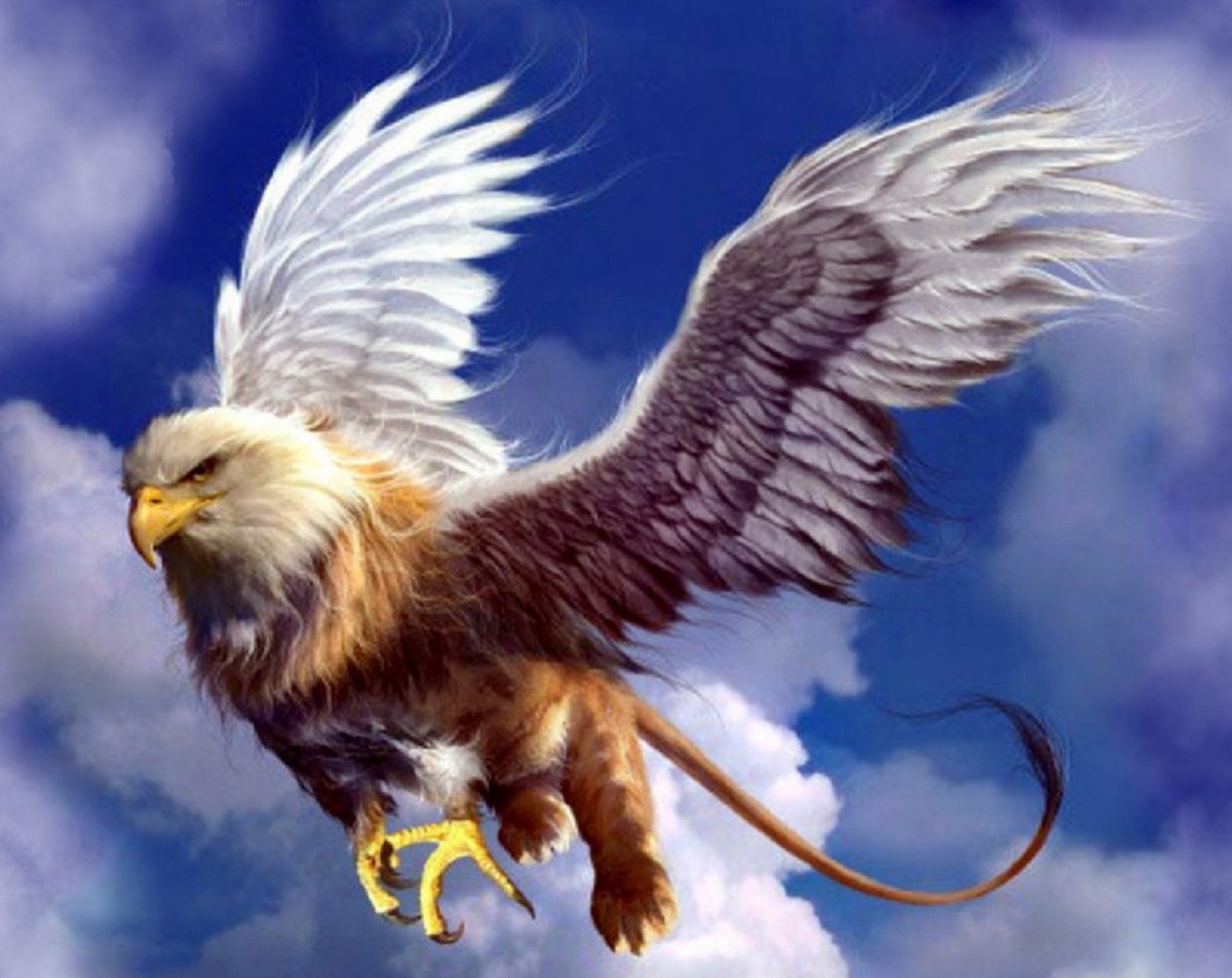 Грифон - сказочные существа - оригинал