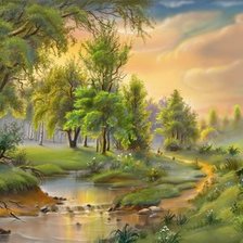 Схема вышивки «Природа»