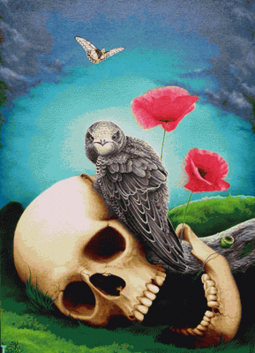 проза жизни - сова, пнк, череп - предпросмотр