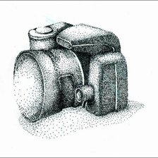 Схема вышивки «cámara de fotos»