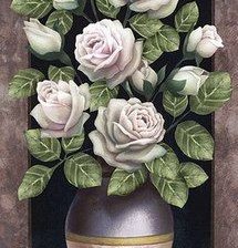 Схема вышивки «Розы в нише»