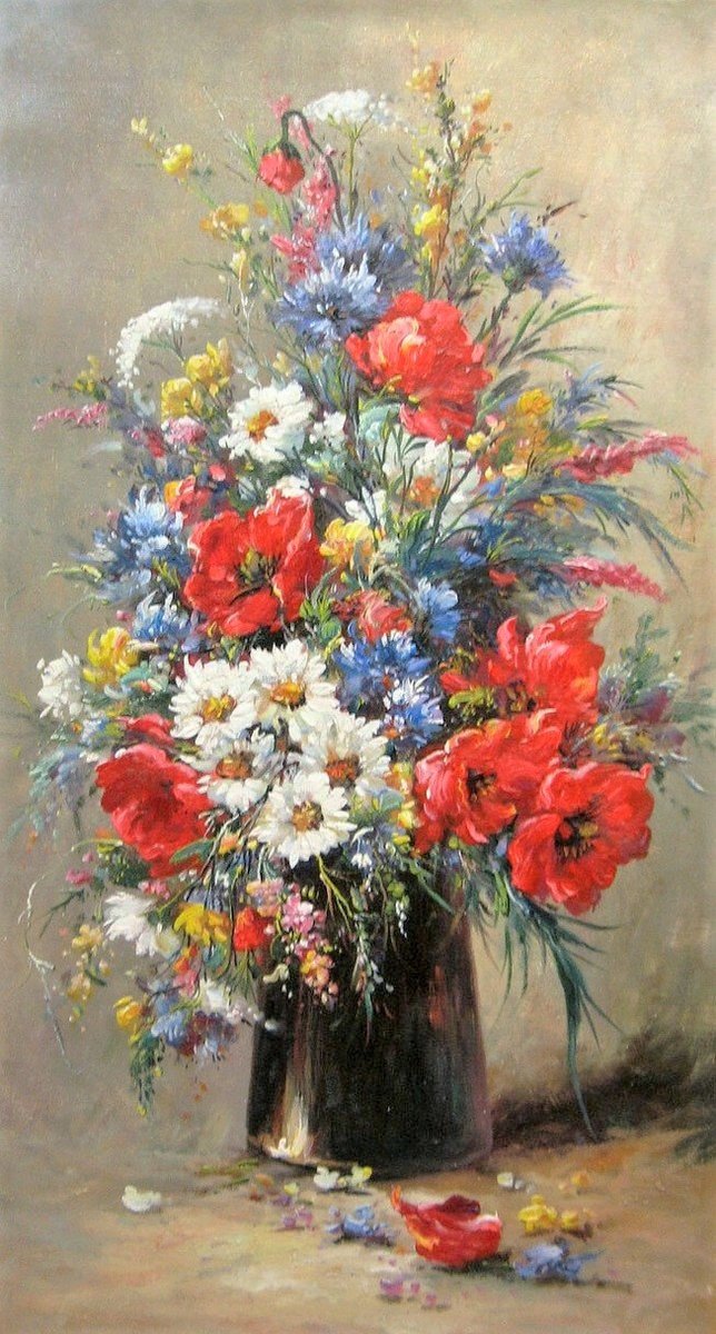 Poppies, daisies and cornflowers - оригинал