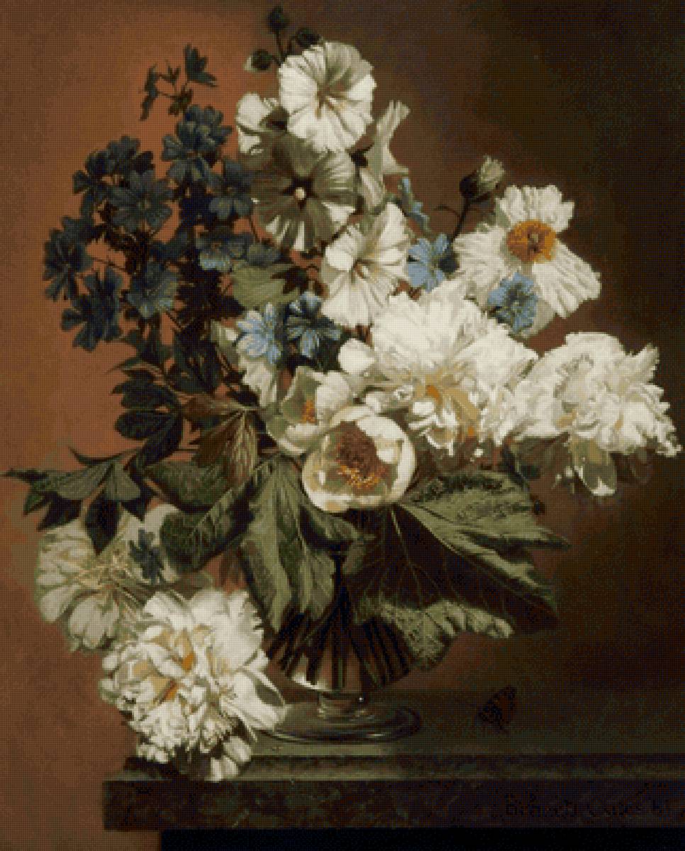 Букет - живопись, букет, цветы - предпросмотр