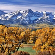 Схема вышивки «Paisagens de montanhas.»